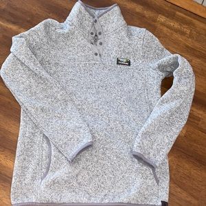 L.L. Bean sweater fleece, grey small